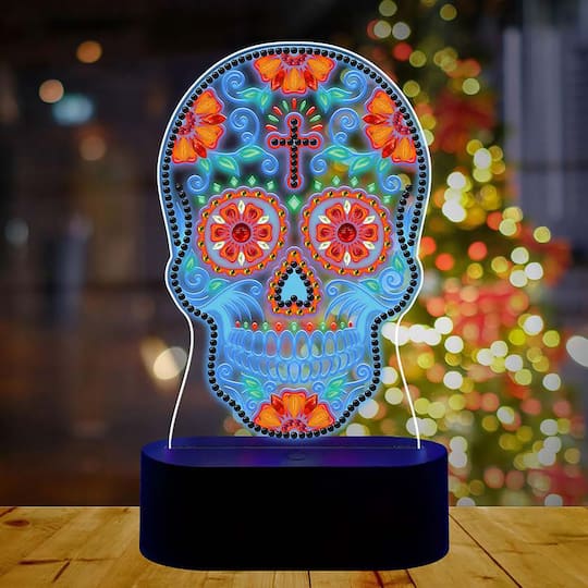 Sparkly Selections Skull 3D Lamp Diamond Painting
